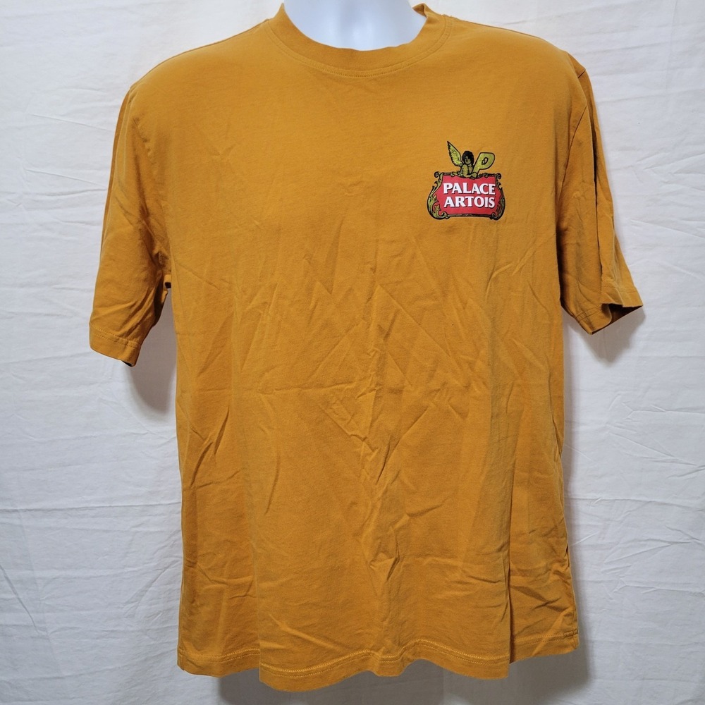 Palace x Stella Artois P-Skim T-Shirt Size Large Gold